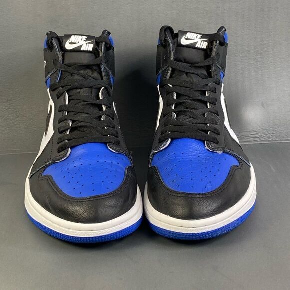 Nike Air Jordan 1 Retro High OG 'Royal Toe' sneaker shoes mens size 12 - Picture 2 of 11
